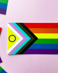 Intersex Progress Pride Flag Vinyl Sticker