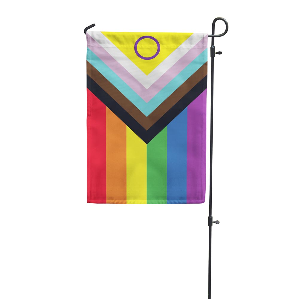 Intersex Progress Pride Garden Flag | LGBTQIA+ Yard Flag | Flags for ...
