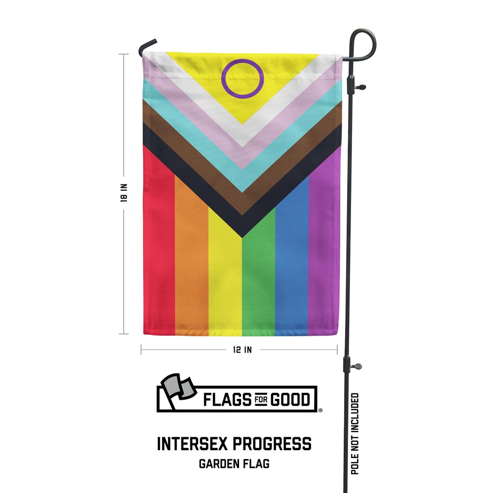 Intersex Progress Pride Garden Flag