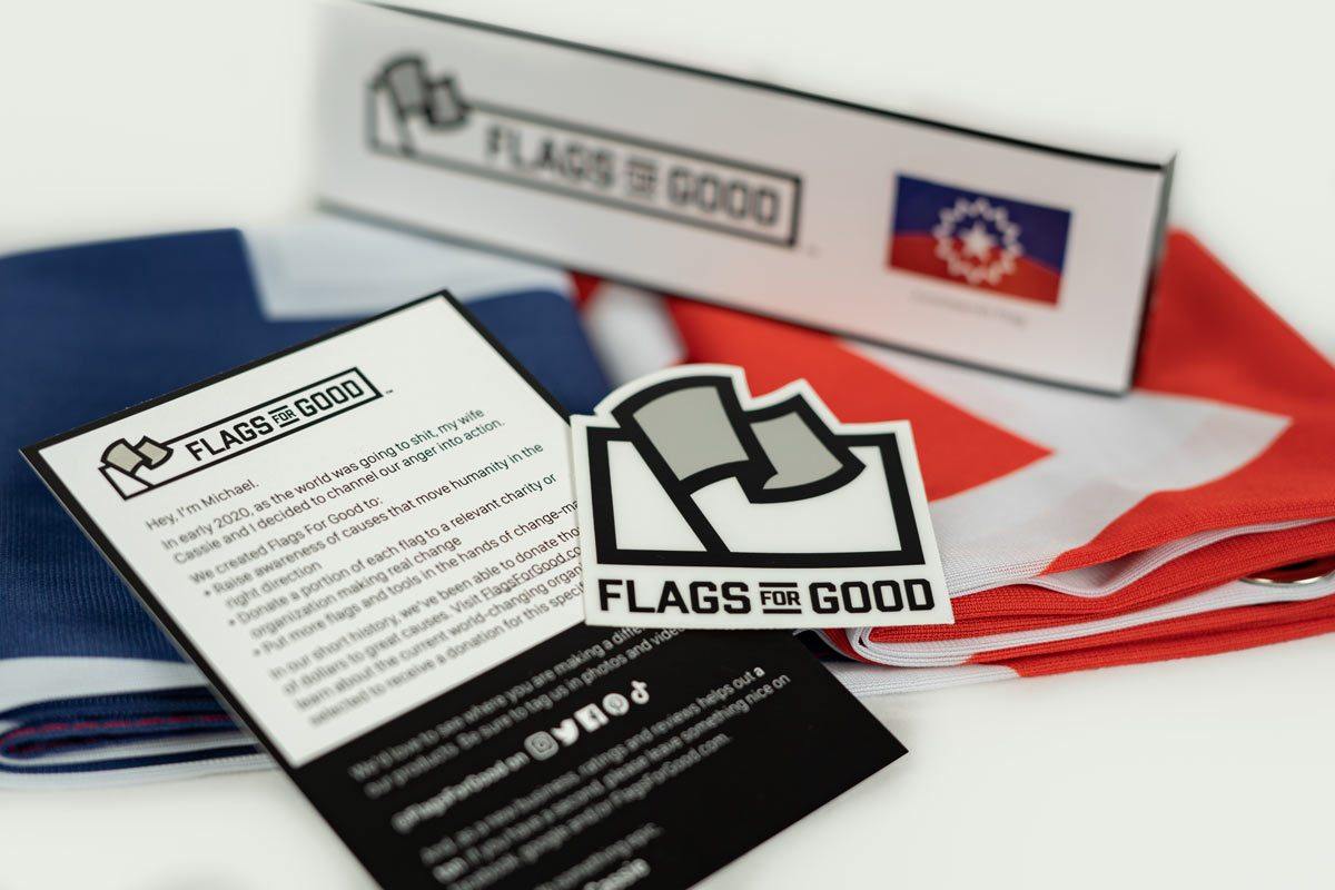 official juneteenth flag unfolded