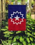 Juneteenth Garden Flag Outside