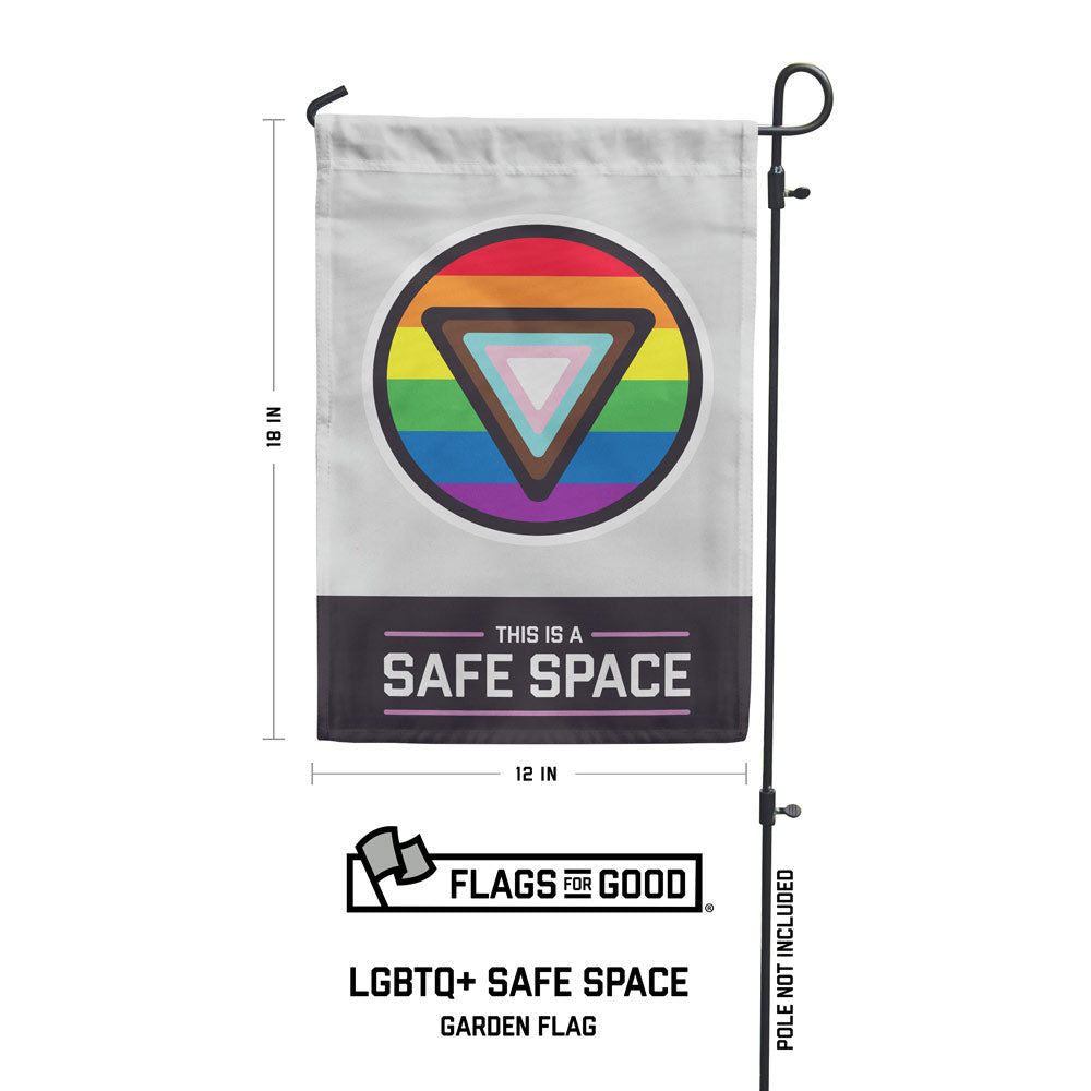 LGBTQ+ Safe Space Garden Flag