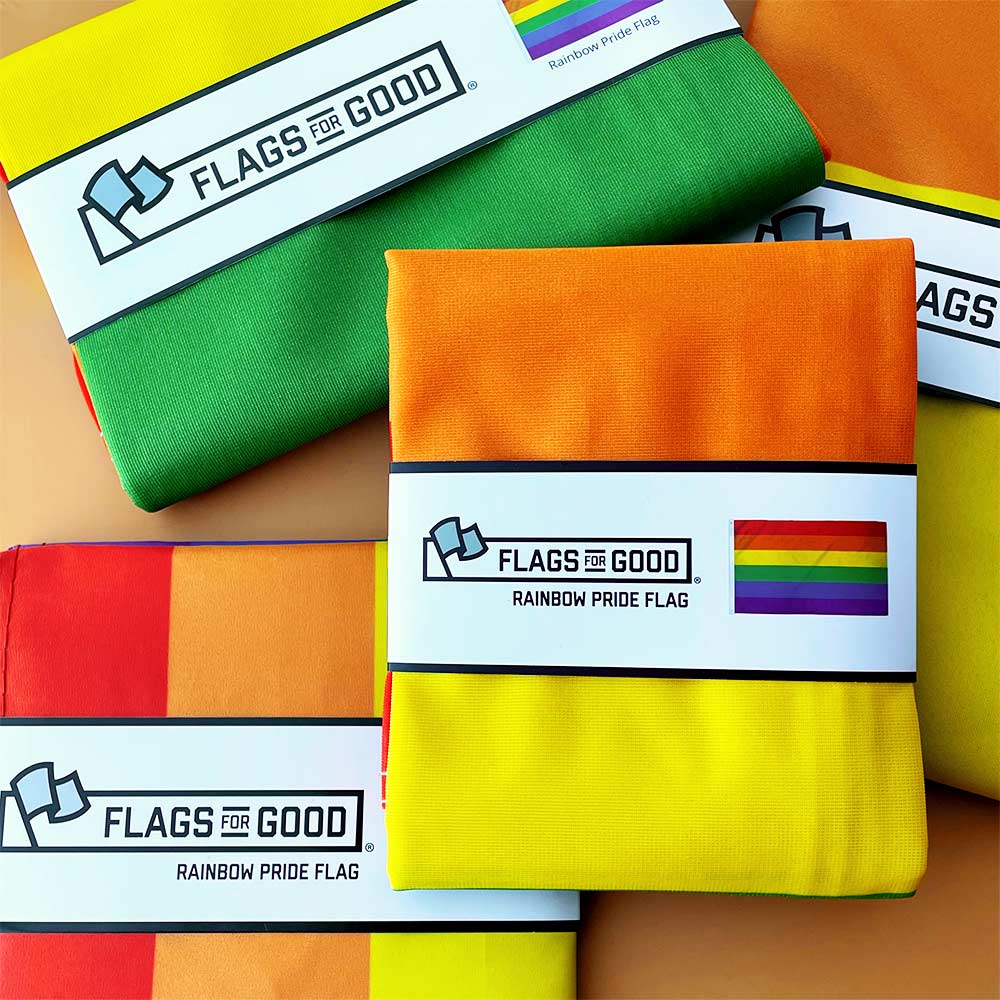 Rainbow Pride Flag | $1 Donated To LGBTQ+ Organizations – Flags For Good