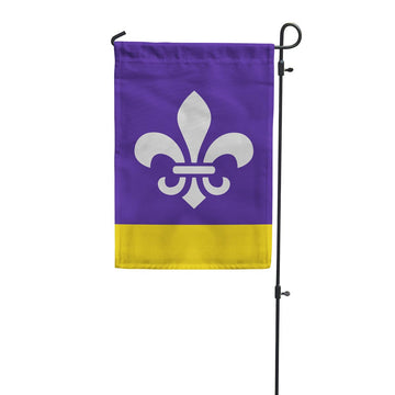 Louisiana "Mardi Gras" Garden Flag