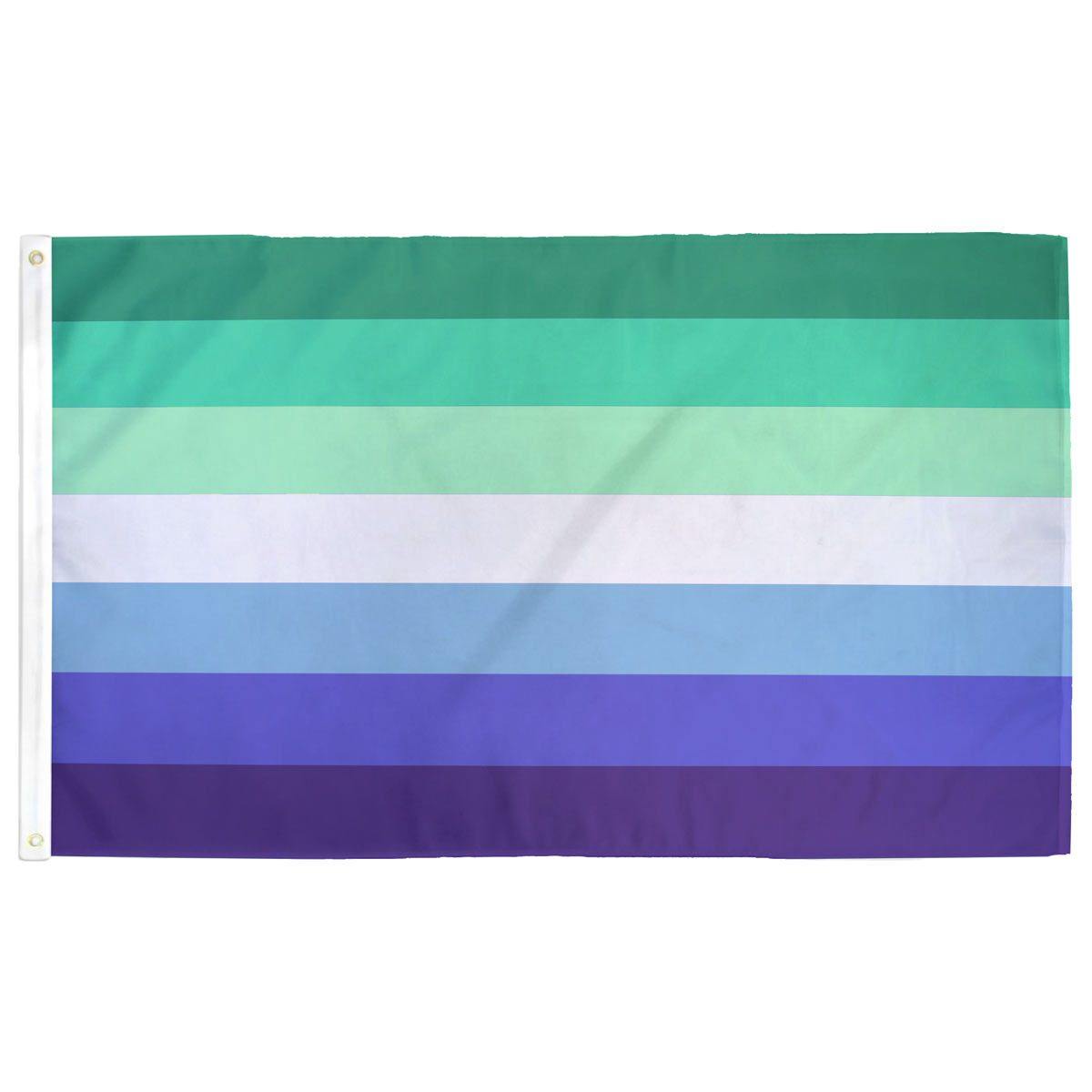 man loving man (MLM) gay pride flag