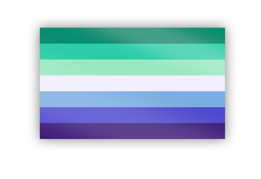 Mlm Sign MLM (Man Loving Man) Pride Flag Sticker – Flags For Good