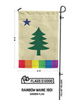 Rainbow Maine 1901 Garden Flag