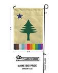 Rainbow Maine 1901 Garden Flag