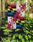 Rainbow Maryland Garden Flag