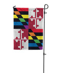 Rainbow Maryland Garden Flag