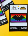 Mothman Pride Flag Stick On Patch by Flags For Good and Outpatch