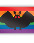 Mothman Pride Flag Sticker