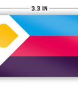 Polyamory Pride Flag Sticker