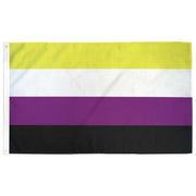 Nonbinary Flag by Flags For Good on a white background
