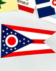 Ohio State Flag Sticker