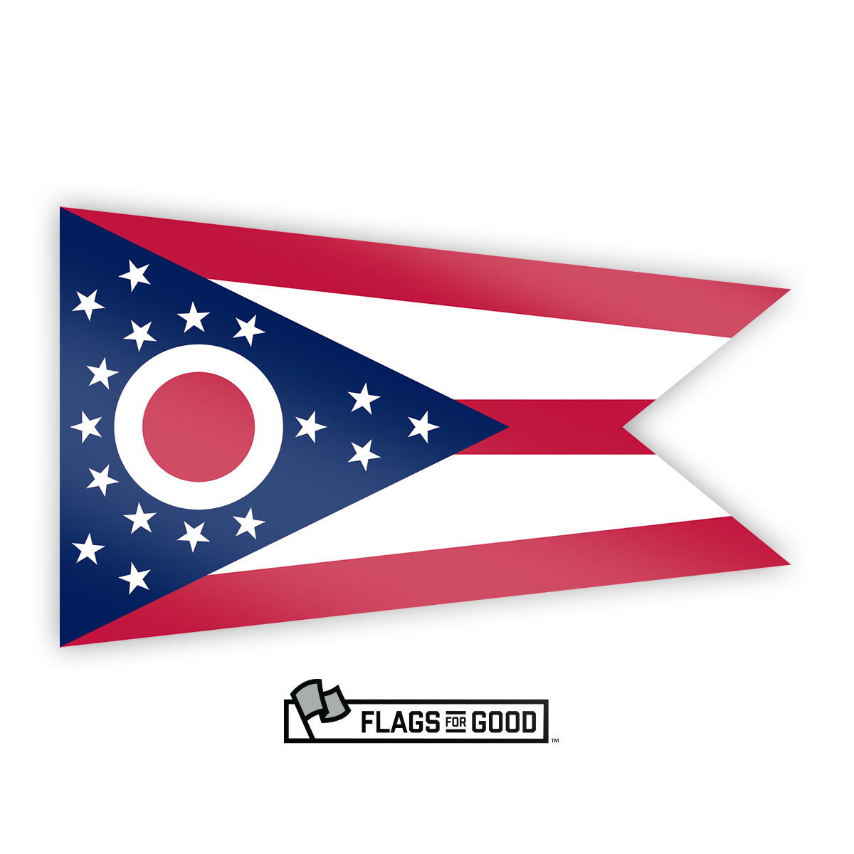 Ohio State Flag Sticker
