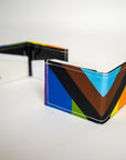 Upcycled Progress Pride Flag Wallet - Flags For Good X PUP