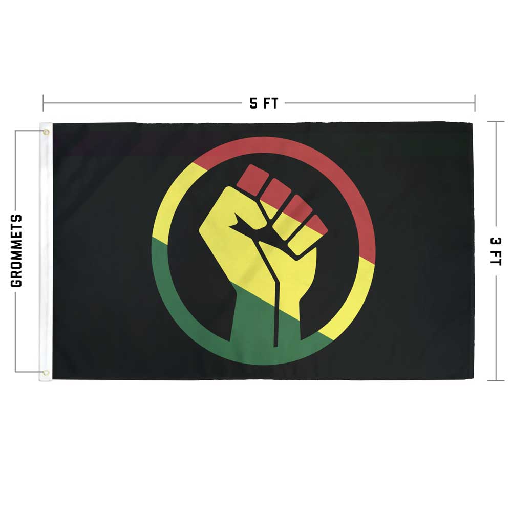 Pan African Fist Flag