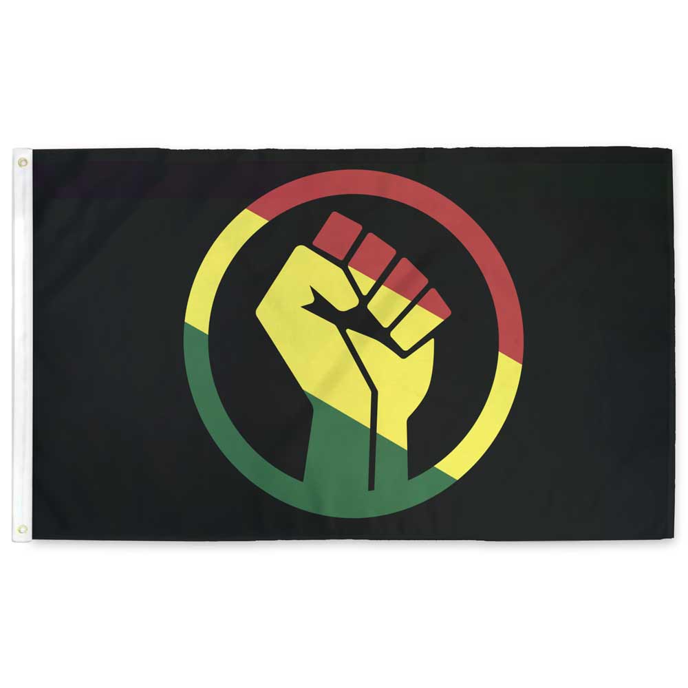 Pan African Fist Flag