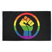 Black Lives Matter Pride Fist - Flags For Good