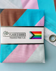 Progress Pride Flag - 2ft x 3ft Flags For Good Folded Flag