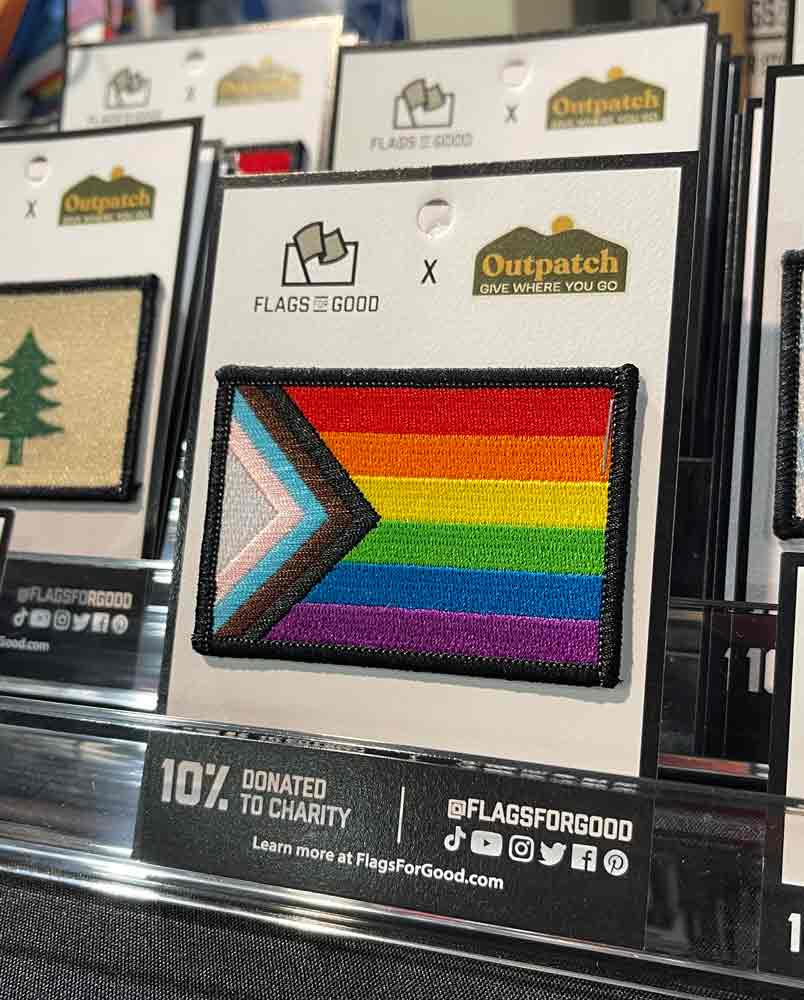 Progress Pride Flag Stick-On Patch