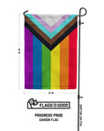 Progress Pride Garden Flag