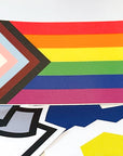 progress pride flag vinyl sticker