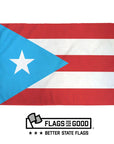 light blue puerto rican flag