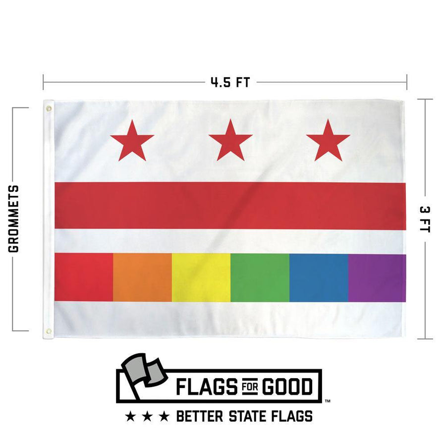 Washington DC Pride Flag - Flags For Good