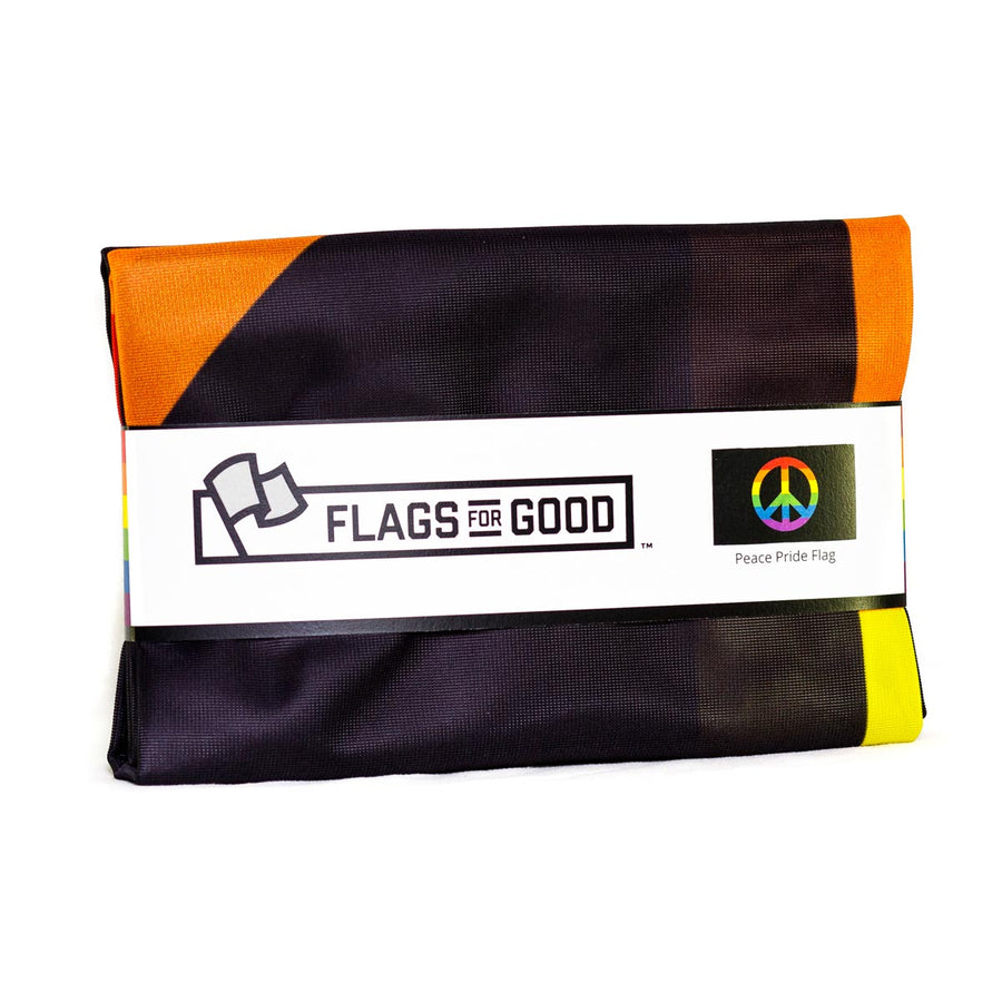 Rainbow Peace Sign Flag | Flags For Good