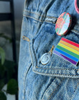 Rainbow Gay Pride Flag Enamel Pin