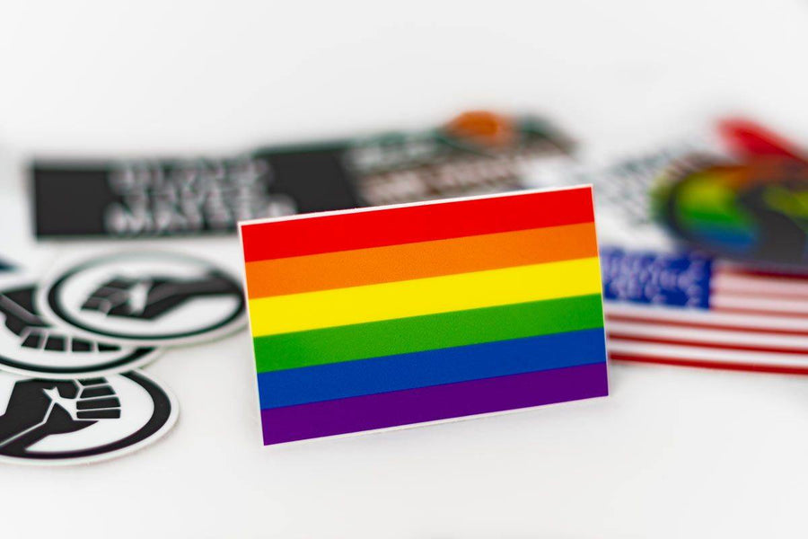 Rainbow LGBTQIA+ Pride Sticker - Flags For Good