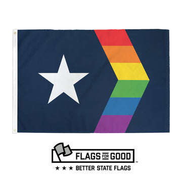 Rainbow Wisconsin Flag