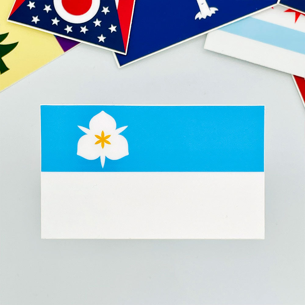 Salt Lake City Flag Sticker