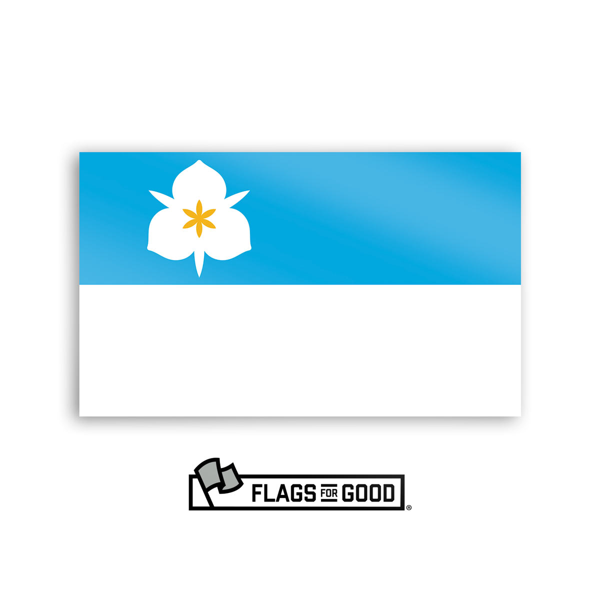 Salt Lake City Flag Sticker