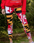 Maryland Flag / Leggings by Route One Apparel