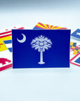 South Carolina state flag sticker