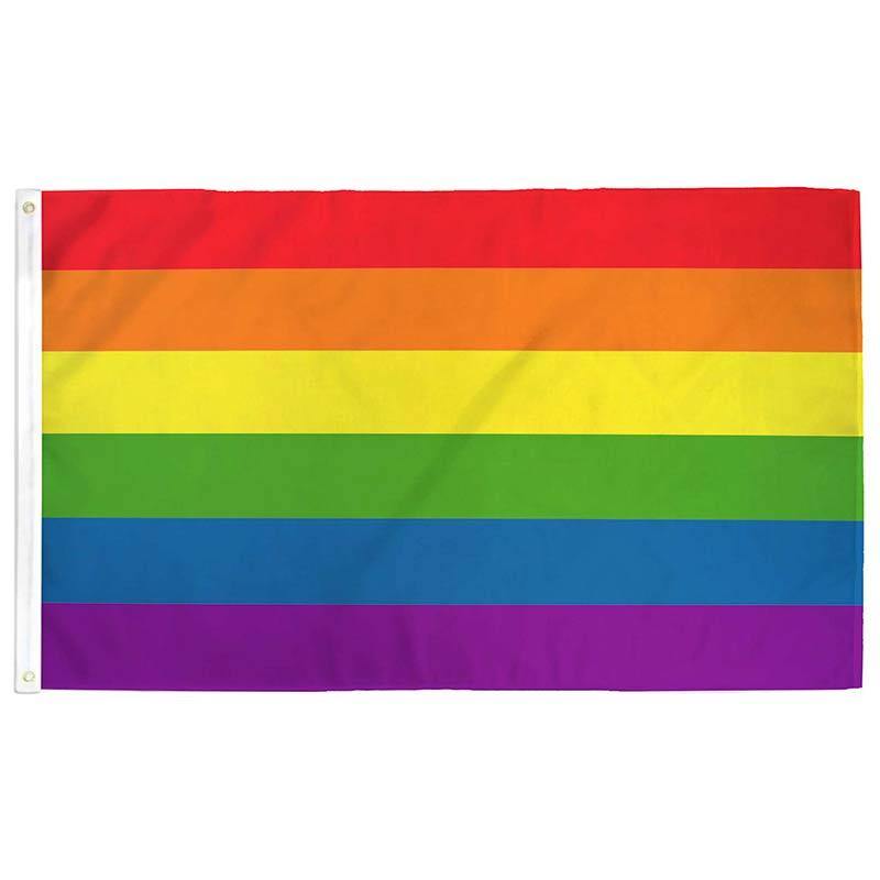 6-stripe rainbow pride flag