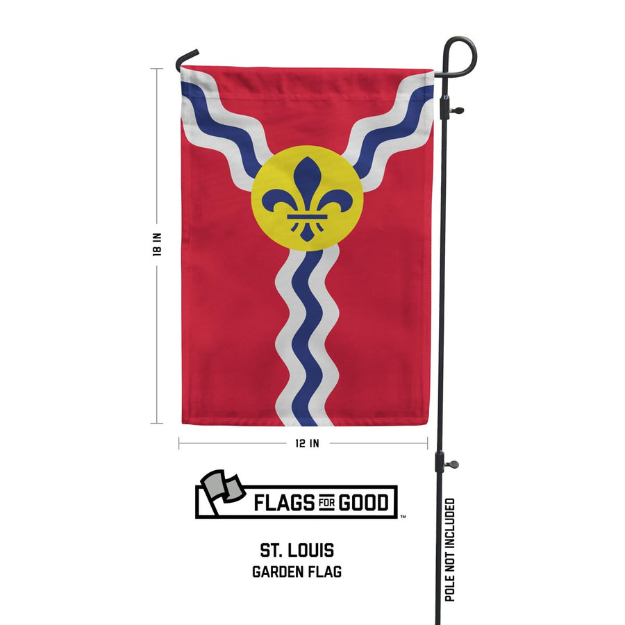 St Louis SC Garden Flags 2 sided 12.5 x 18