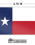 Texas Flag Sticker - Flags For Good