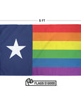 Texas LGBTQ+ Pride Flags