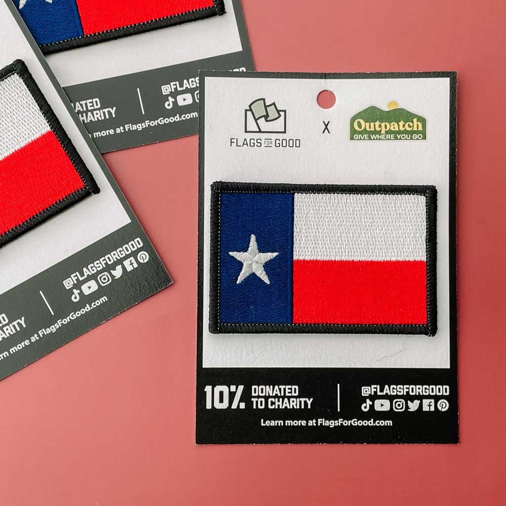 Texas State Flag Stick-On Patch by Flags For Good and Outpatch