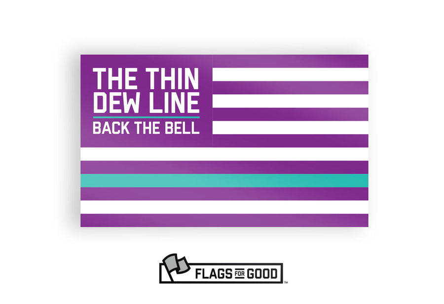 thin dew line baja blast flag