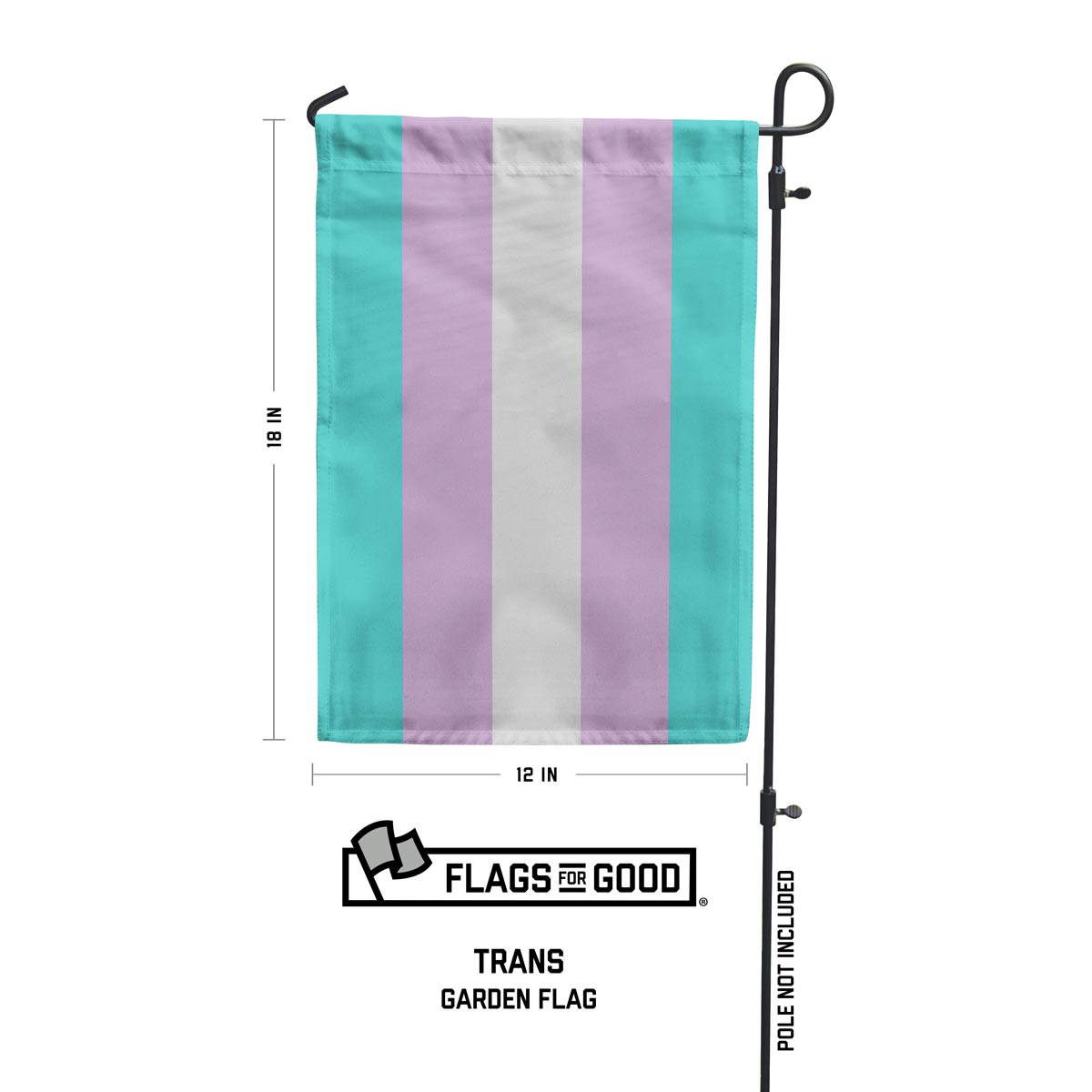 Transgender (Trans) Pride Garden Flag