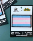 Transgender Trans Pride Flag Stick-On Patch by Flags For Good and Outpatch