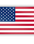 USA flag sticker