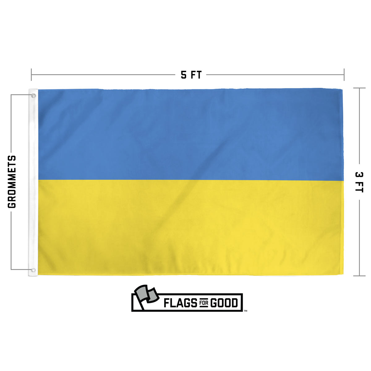Ukraine Flags Donated to Ukrainian Aid