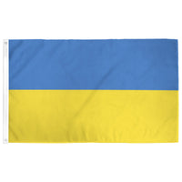 Ukraine Flag Heart Sticker