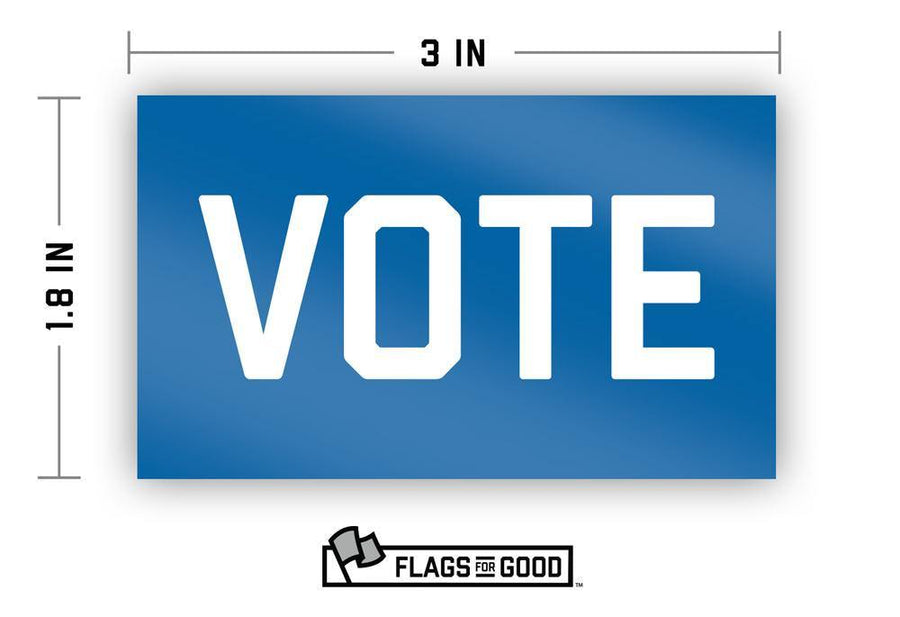 Vote Sticker - Flags For Good